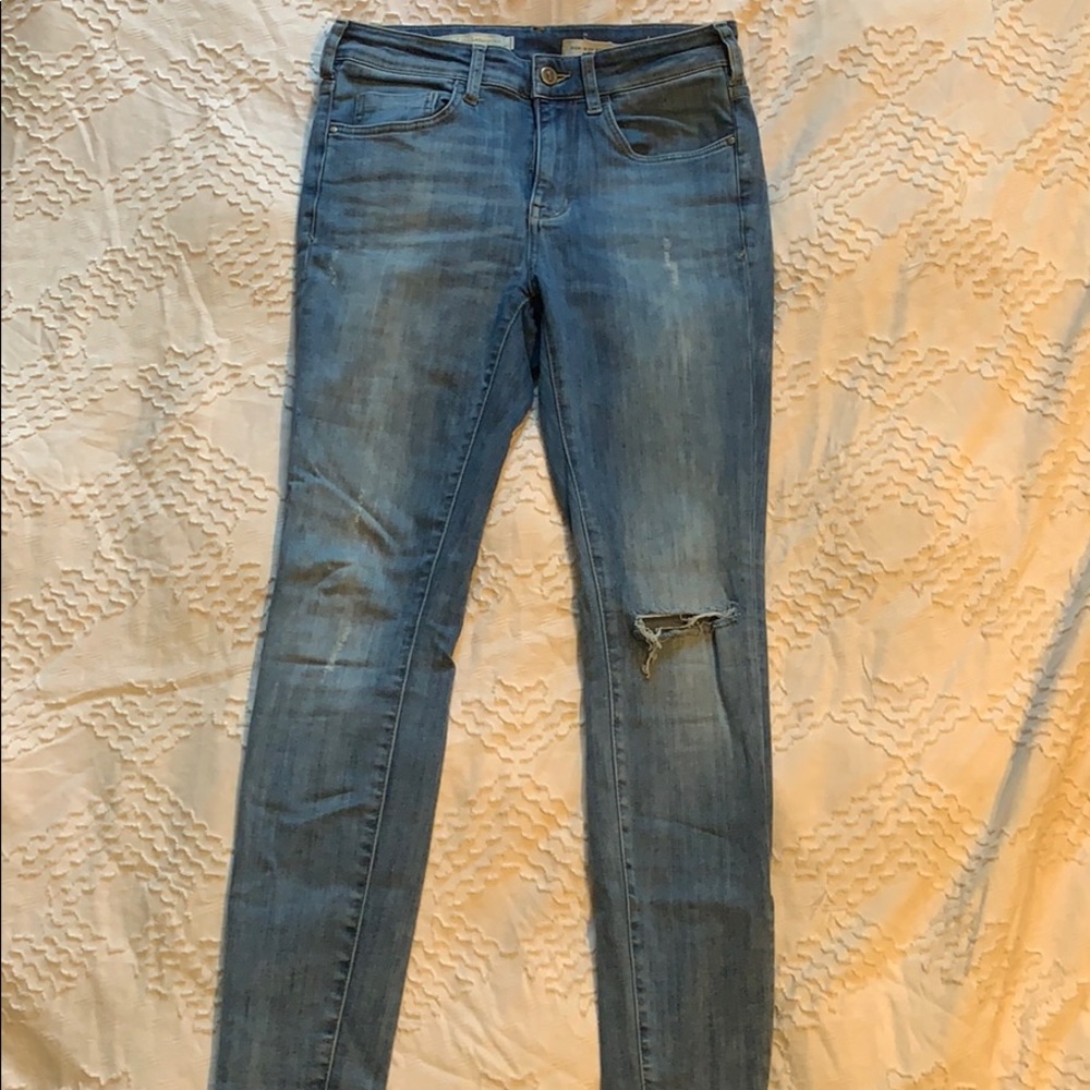 Anthropologie Pilcro denim high rise skinny jeans